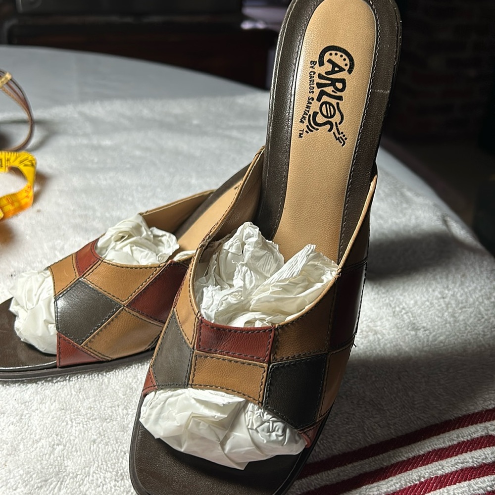 7.5 Ladies Heels, Slides, Multiple Colors, Differ… - image 1